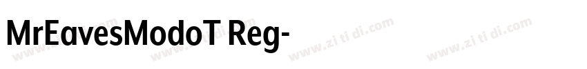 MrEavesModoT Reg字体转换